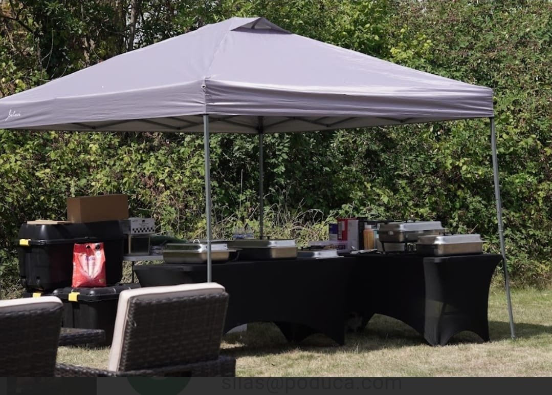 Small gazebo setup